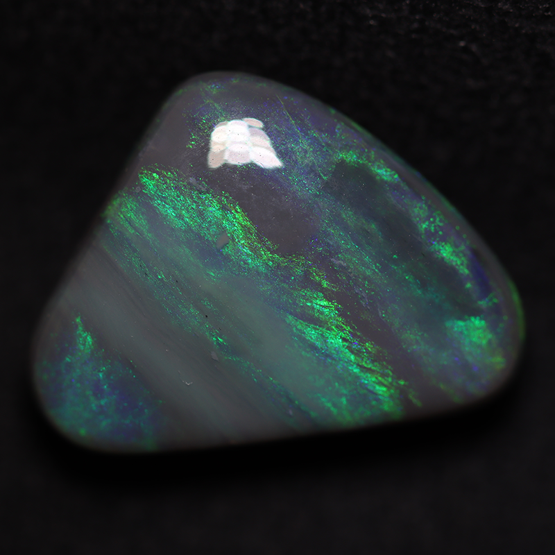 9.17 ct dark opal 17.3x12.9x7.6mm