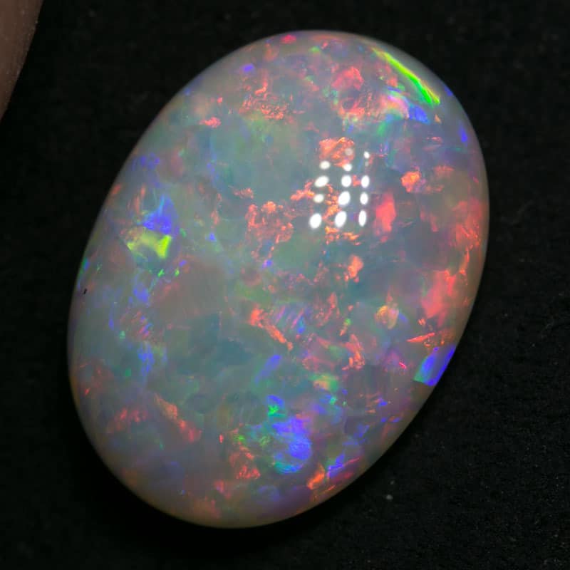 9.37 ct double sided white opal 16x12x8mm