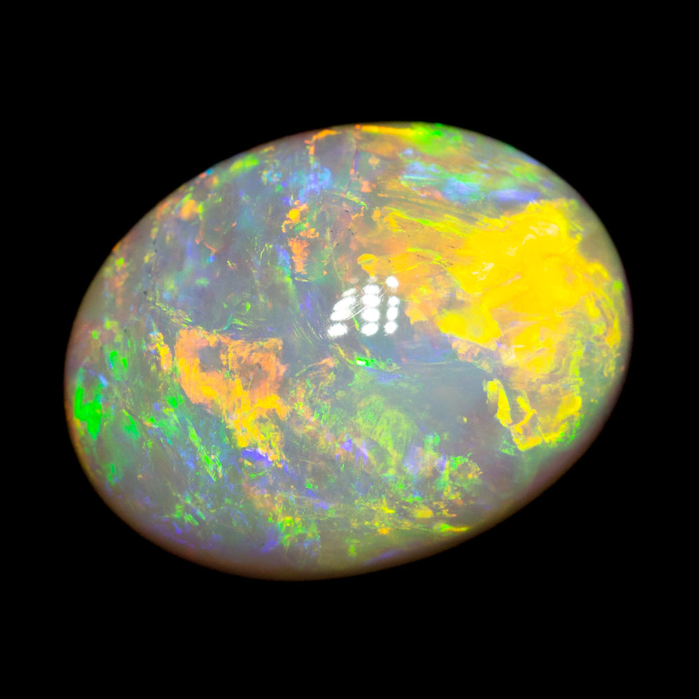 9.51 ct double-sided crystal opal 16.7x12.7x7.7mm