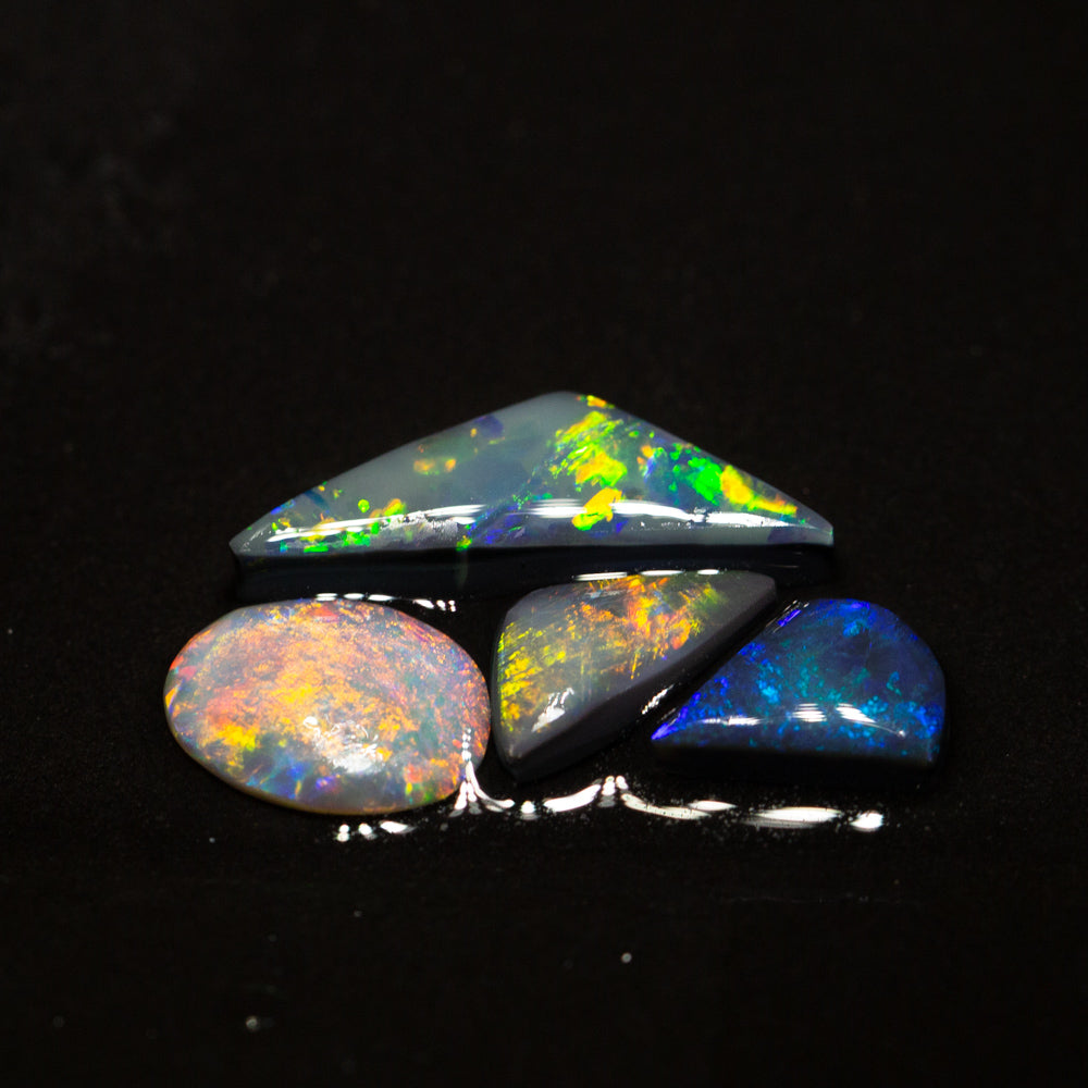 9.80 ct opal rub parcel 4pc