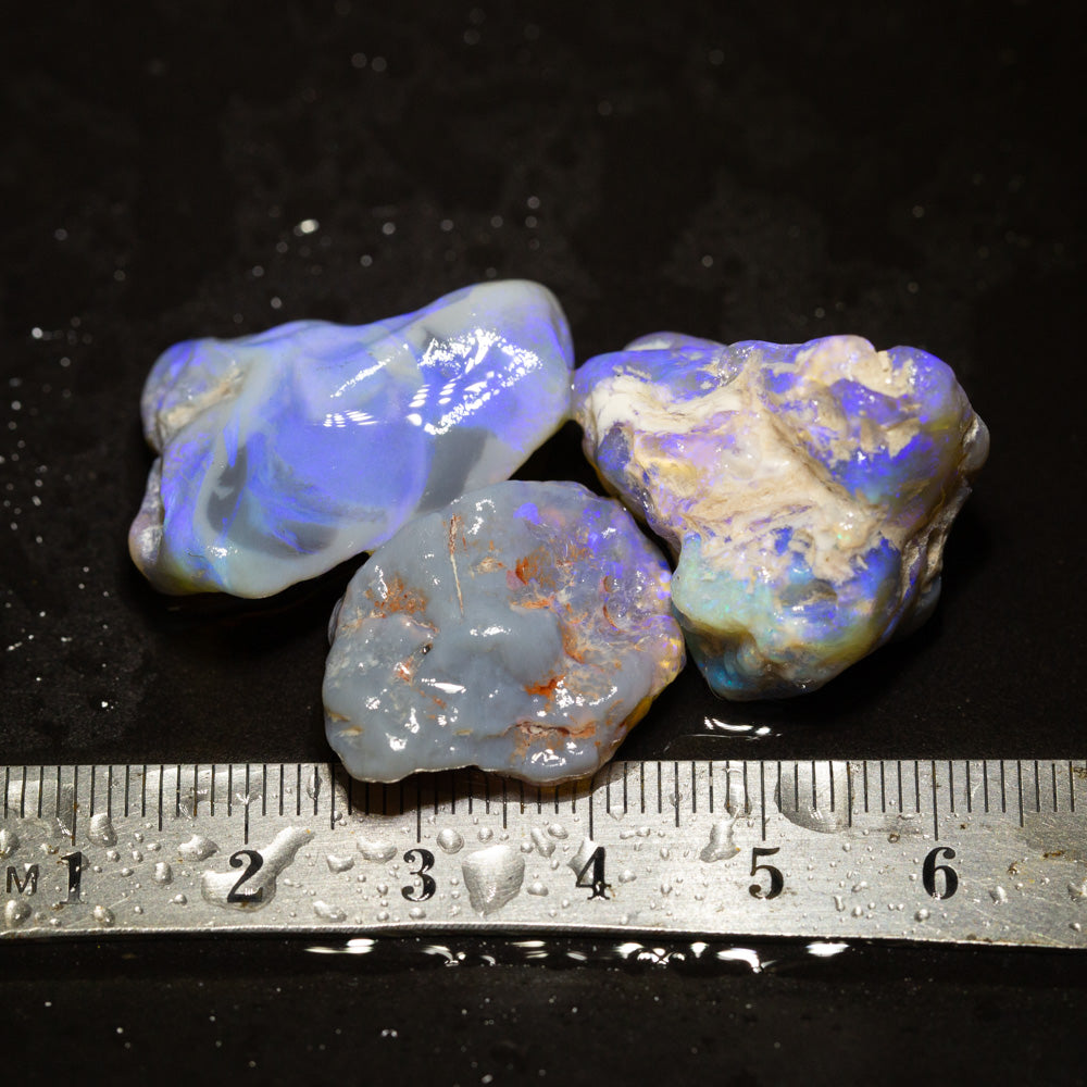 91 ct rough opal parcel 3pc
