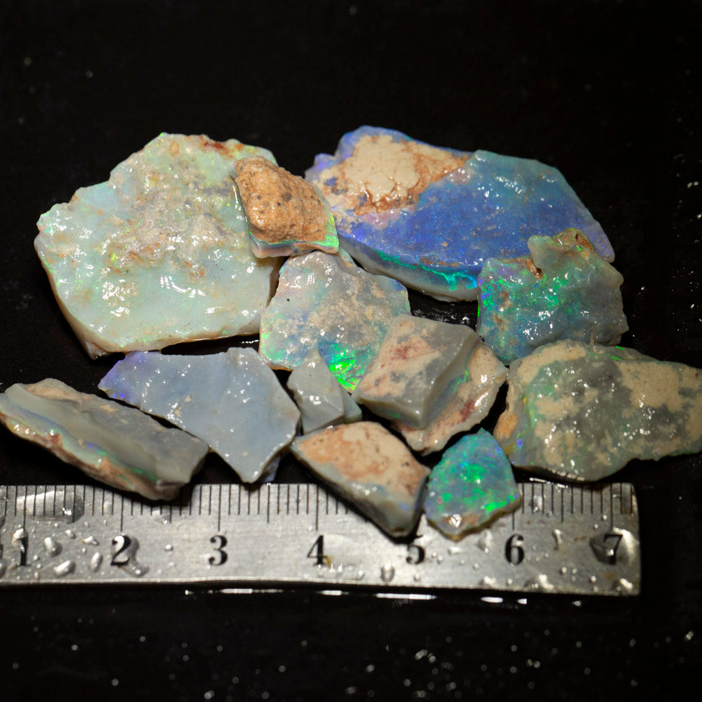 92 ct rough opal parcel 12pc