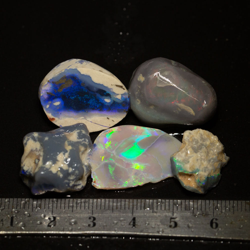 95 ct rough opal parcel 5pc