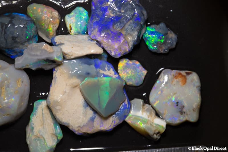 98 ct rough opal parcel 16 pieces beginner to intermediate
