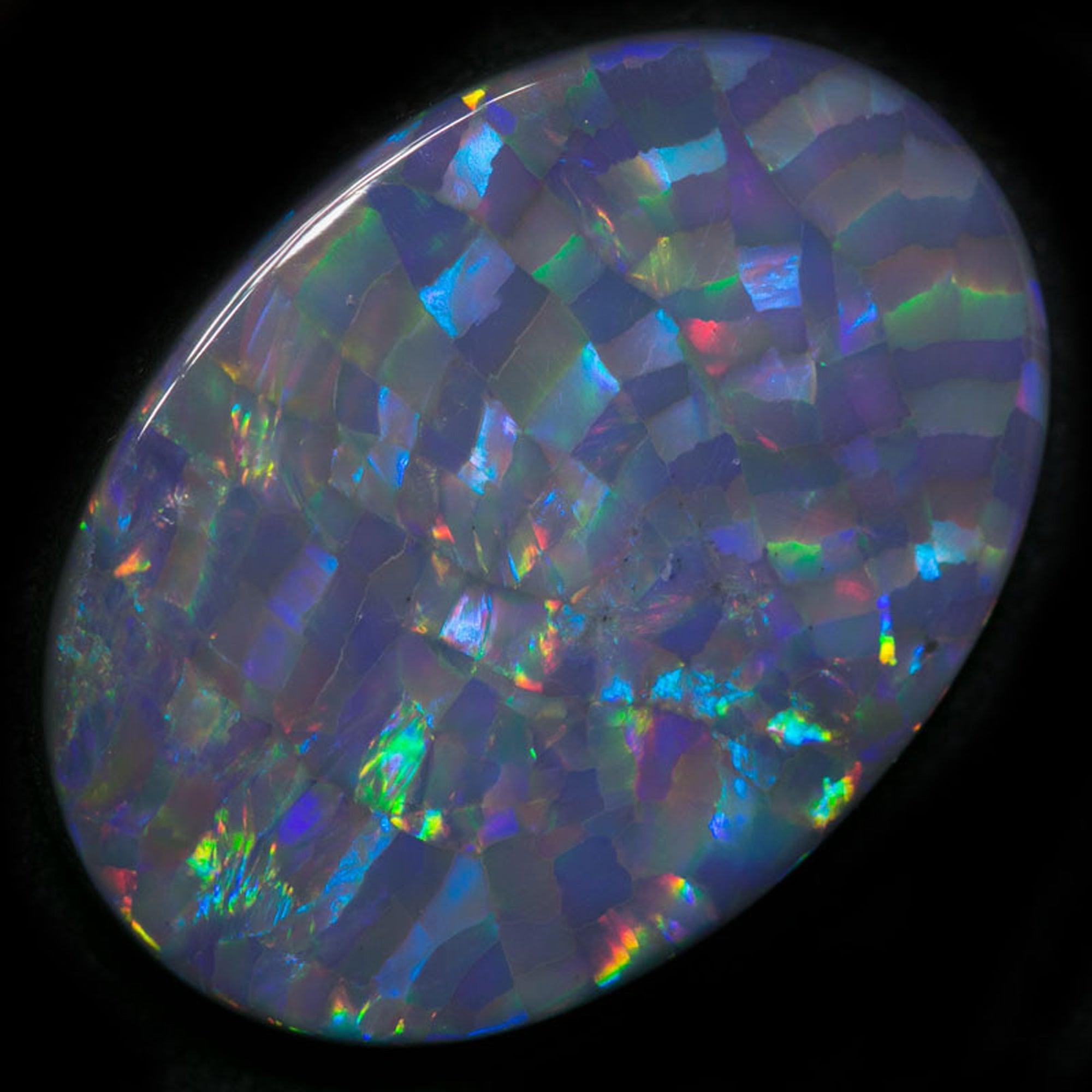 Opal Harlequin Pattern