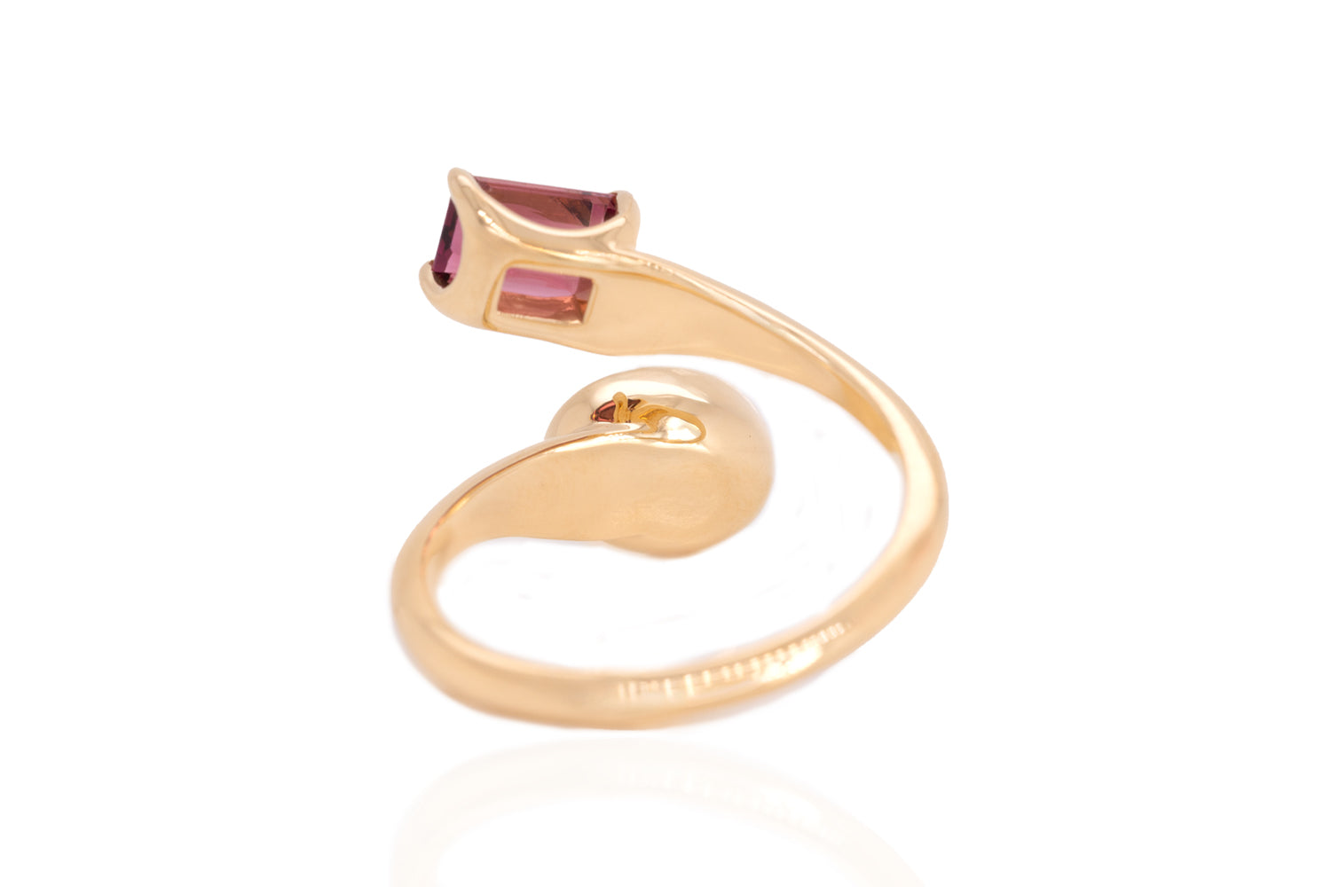 Spirit Gold Ring — crystal opal & tourmaline