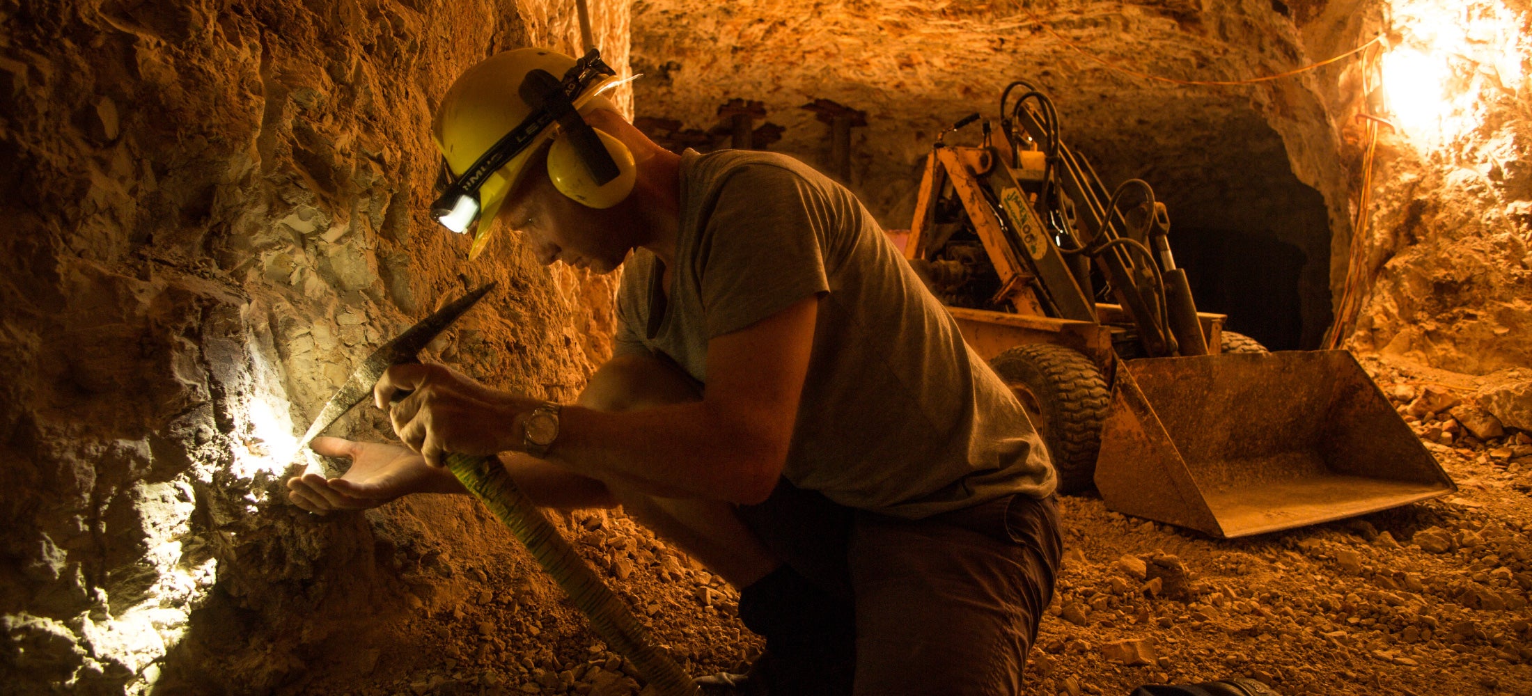 Lightning Ridge Australia Mining Justin Thomas