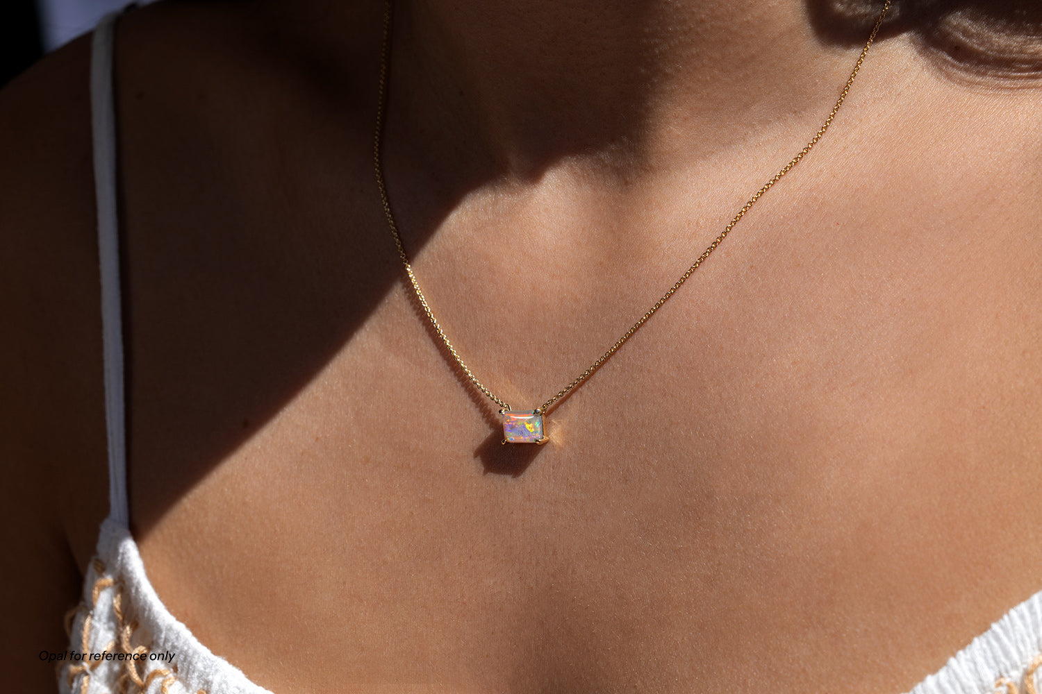 Ruthie Yellow Gold Necklace