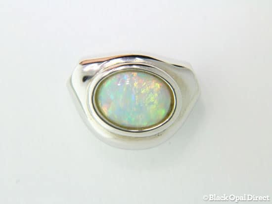 SS solid opal slider