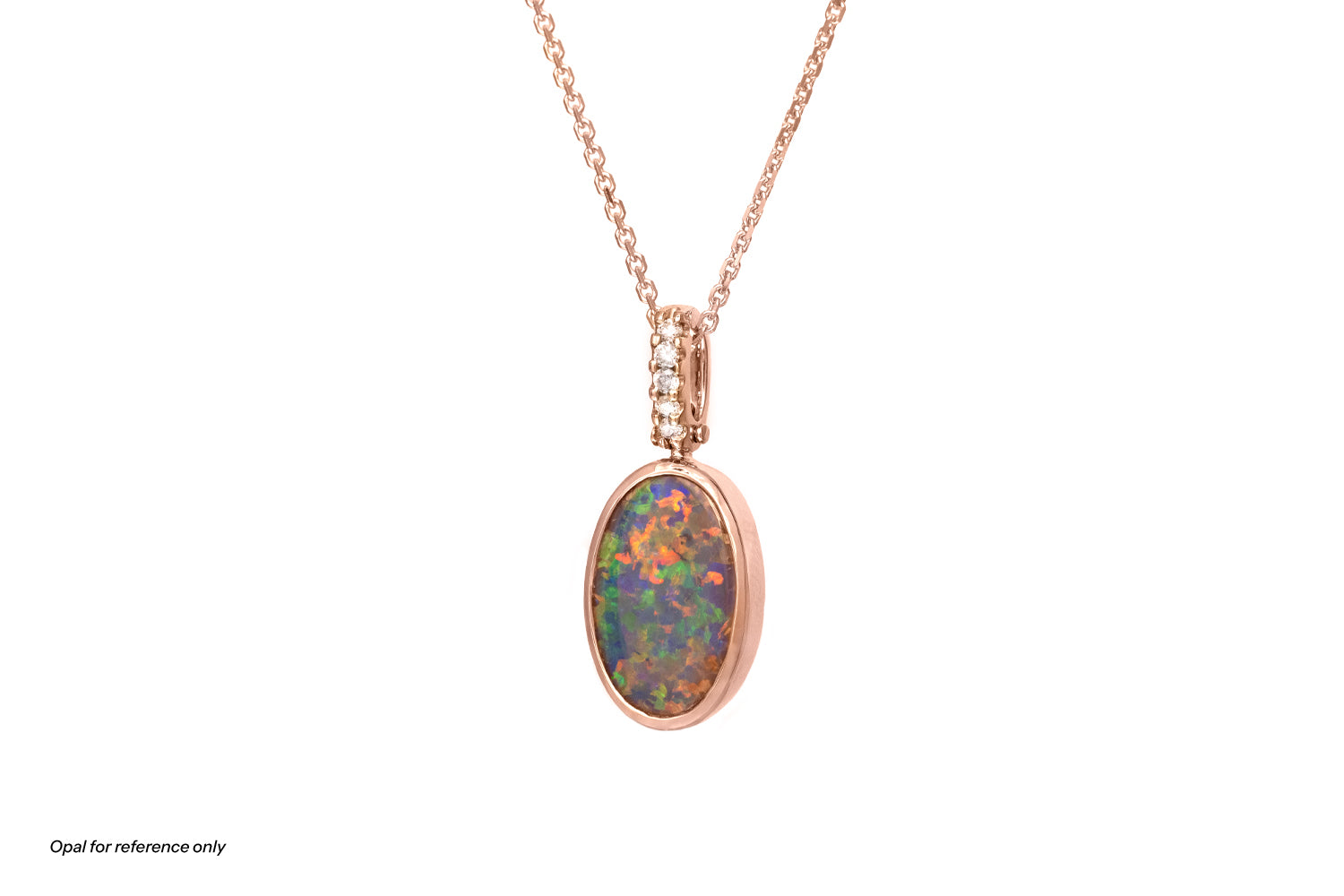 Tatiana Diamond Rose Gold Necklace