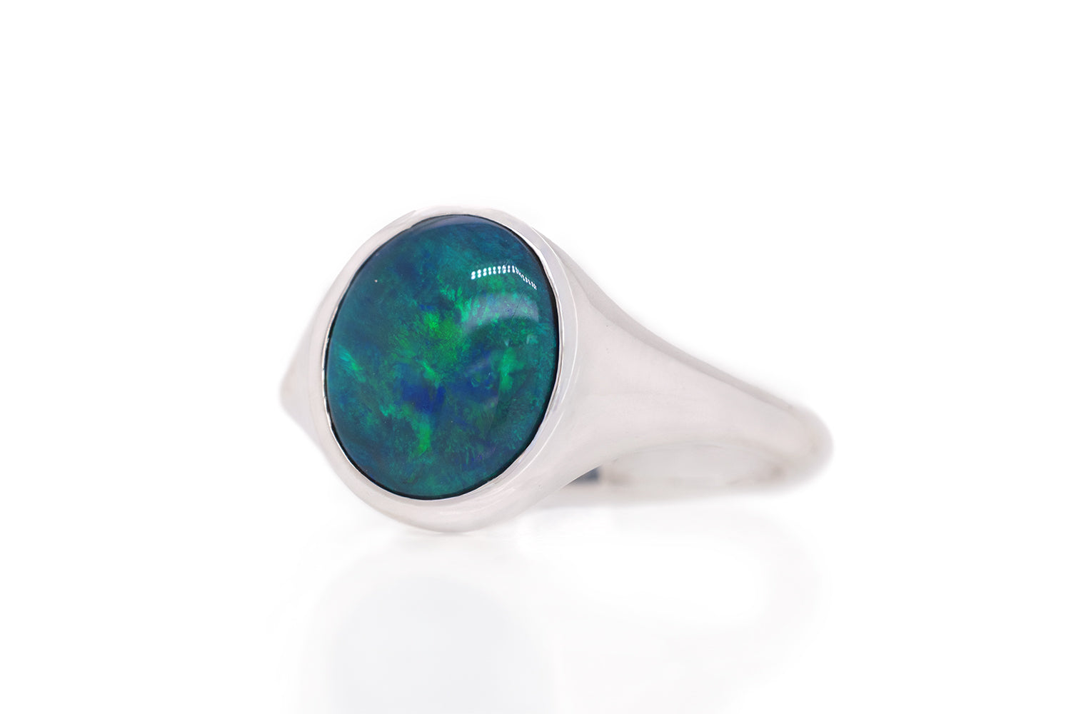 Valentina Grande Ring Sterling with 2.22ct Black Opal