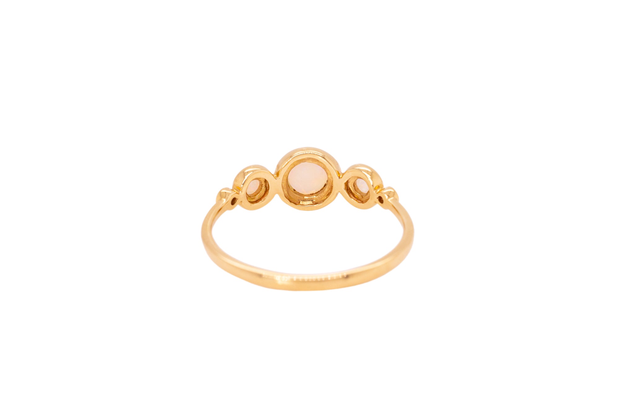 Blair — 18kt Yellow Gold 0.50 ct Crystal Opal Diamond Ring