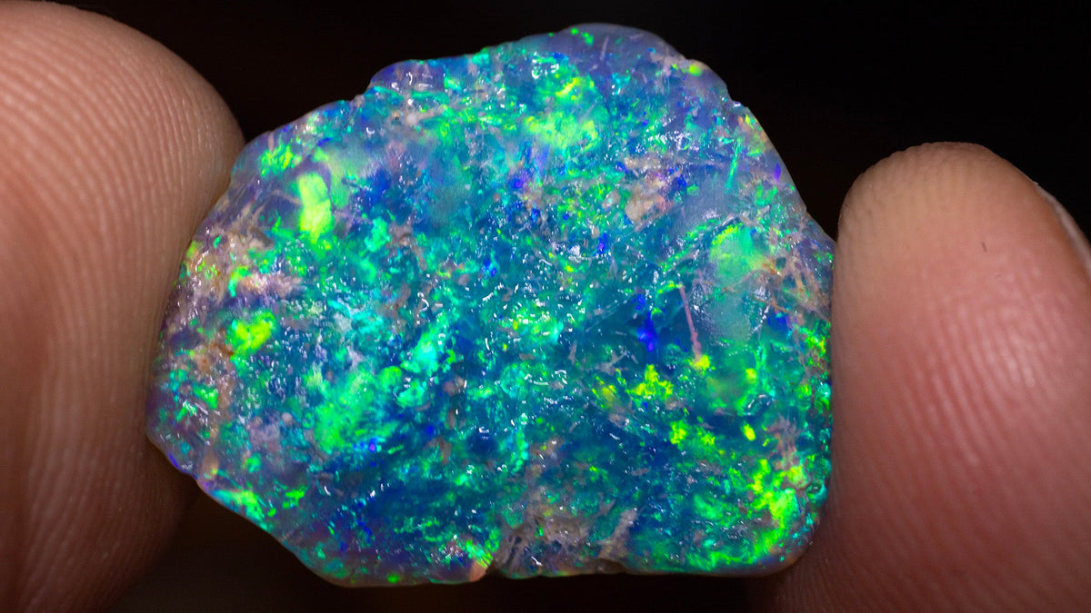 A Stressful Cut | Australian Black Opal Cut | Black Opal Direct