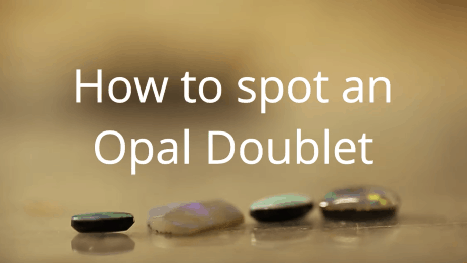 What is an opal doublet?