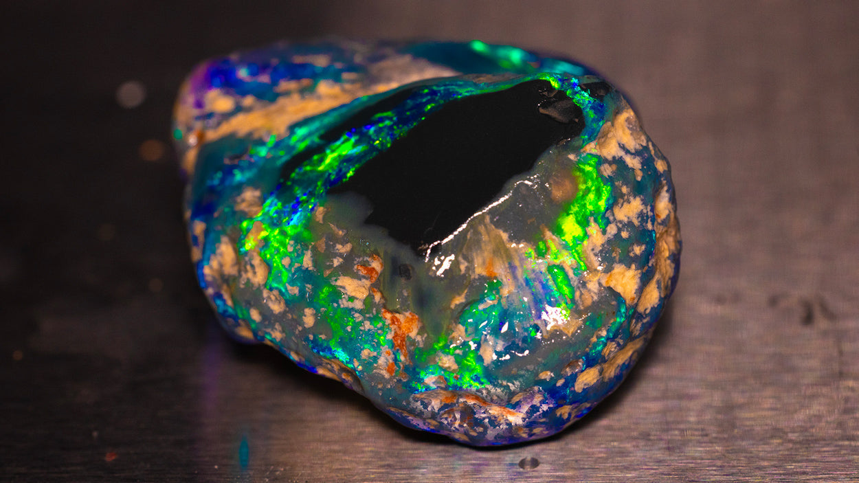Cutting a Family Friend's Rough Opal