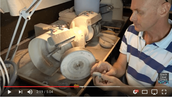 How to change a lapidary wheel on your machine