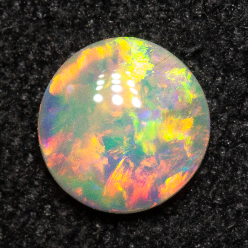 0.24 ct crystal opal 4.6x4.6x1.7mm