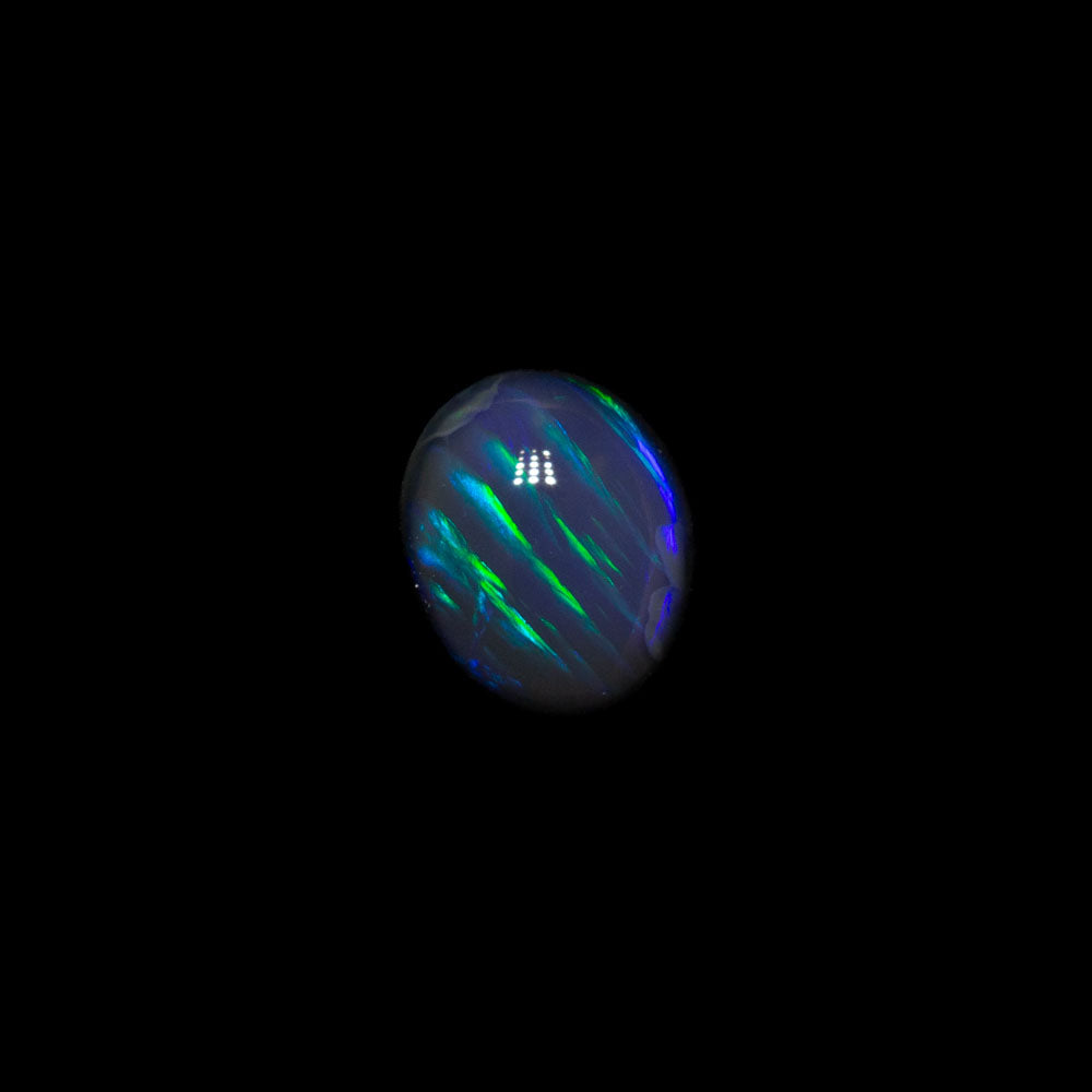 0.28 ct black opal 4.9x4.1x2.3mm