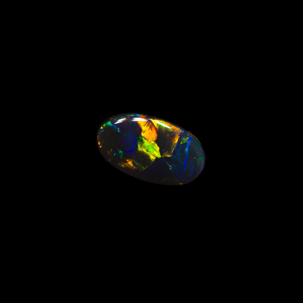 0.29 ct black opal 6.7x4x1.5mm