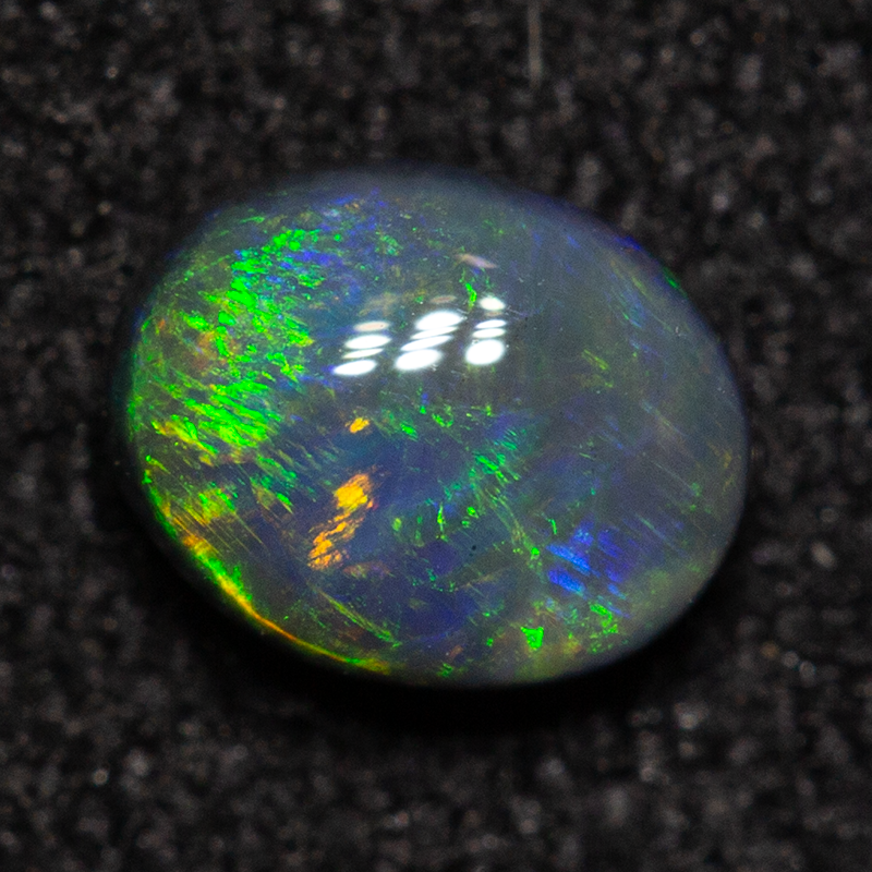 0.30 ct black opal 4.9x3.9x2.3mm