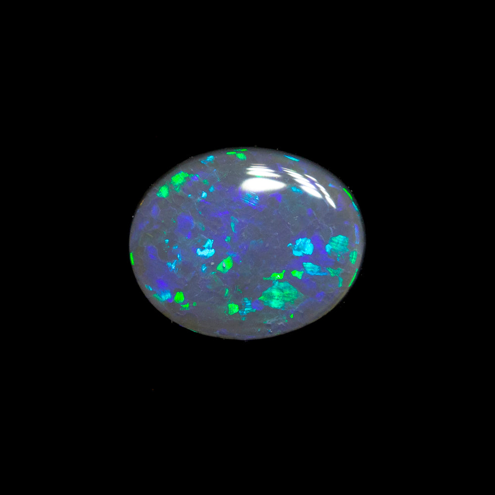 0.31 ct black opal 6x4.9x1.5mm