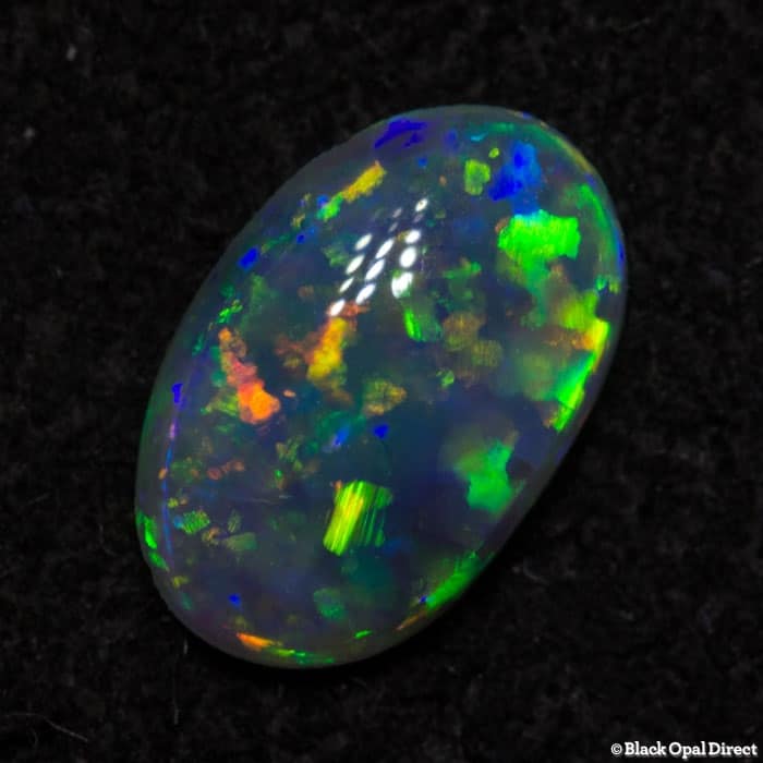 0.31 ct semi black opal 6.5x4x2mm
