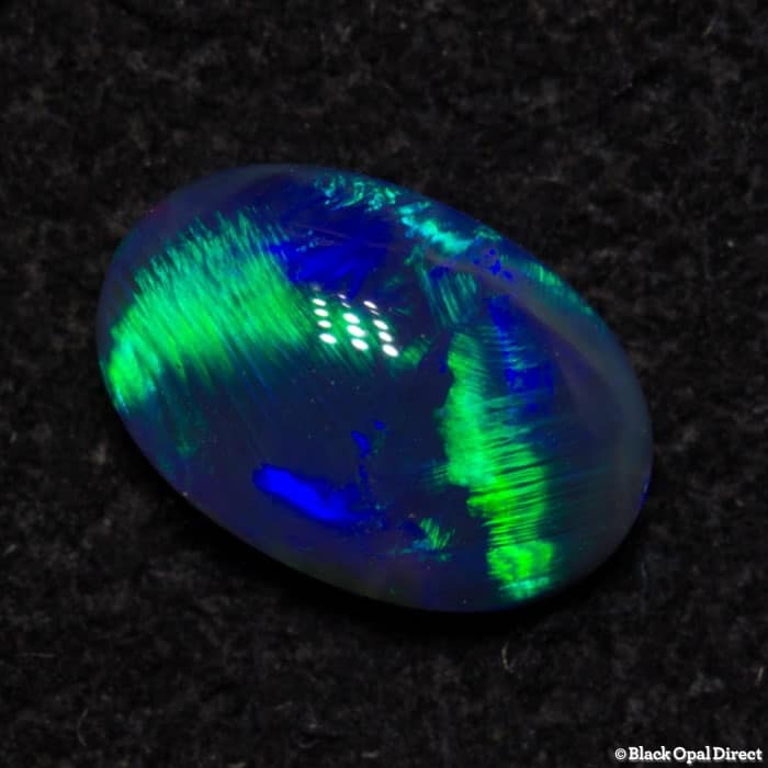 0.33 ct black opal 6x4x2mm