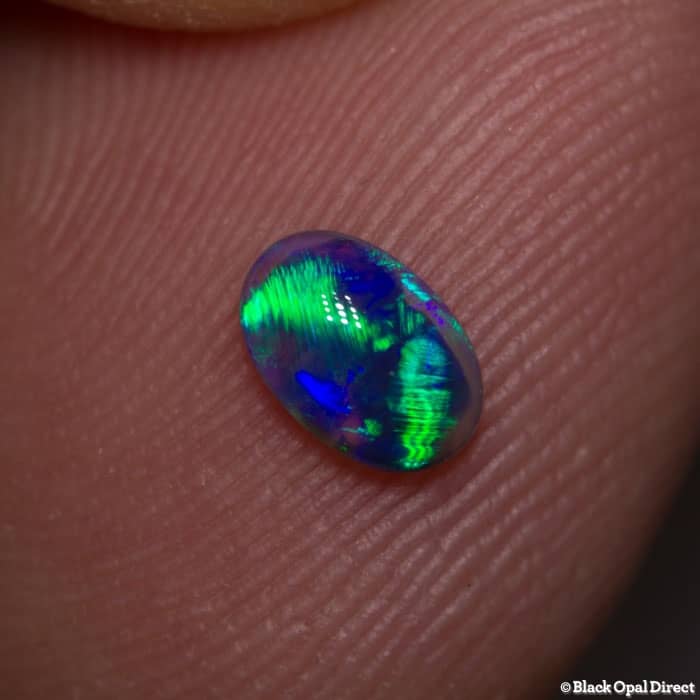 0.33 ct black opal 6x4x2mm