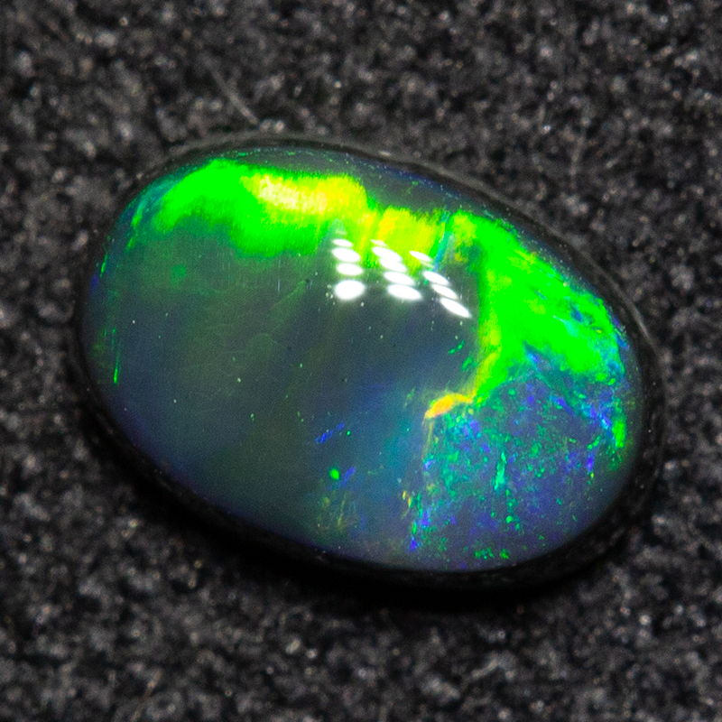 0.34 ct black opal 5.8x4x2.2mm