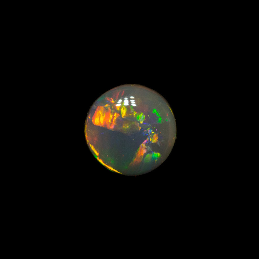 0.35 ct dark opal 4.7x4.7x2.2mm