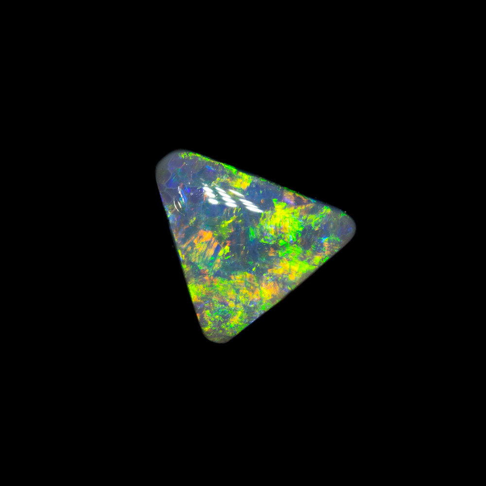 0.36 ct dark opal 5.8x5.7x2.2mm