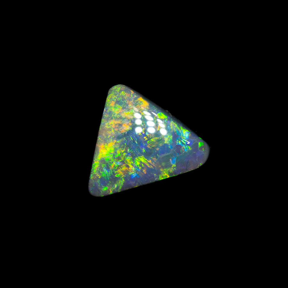 0.36 ct dark opal 5.8x5.7x2.2mm