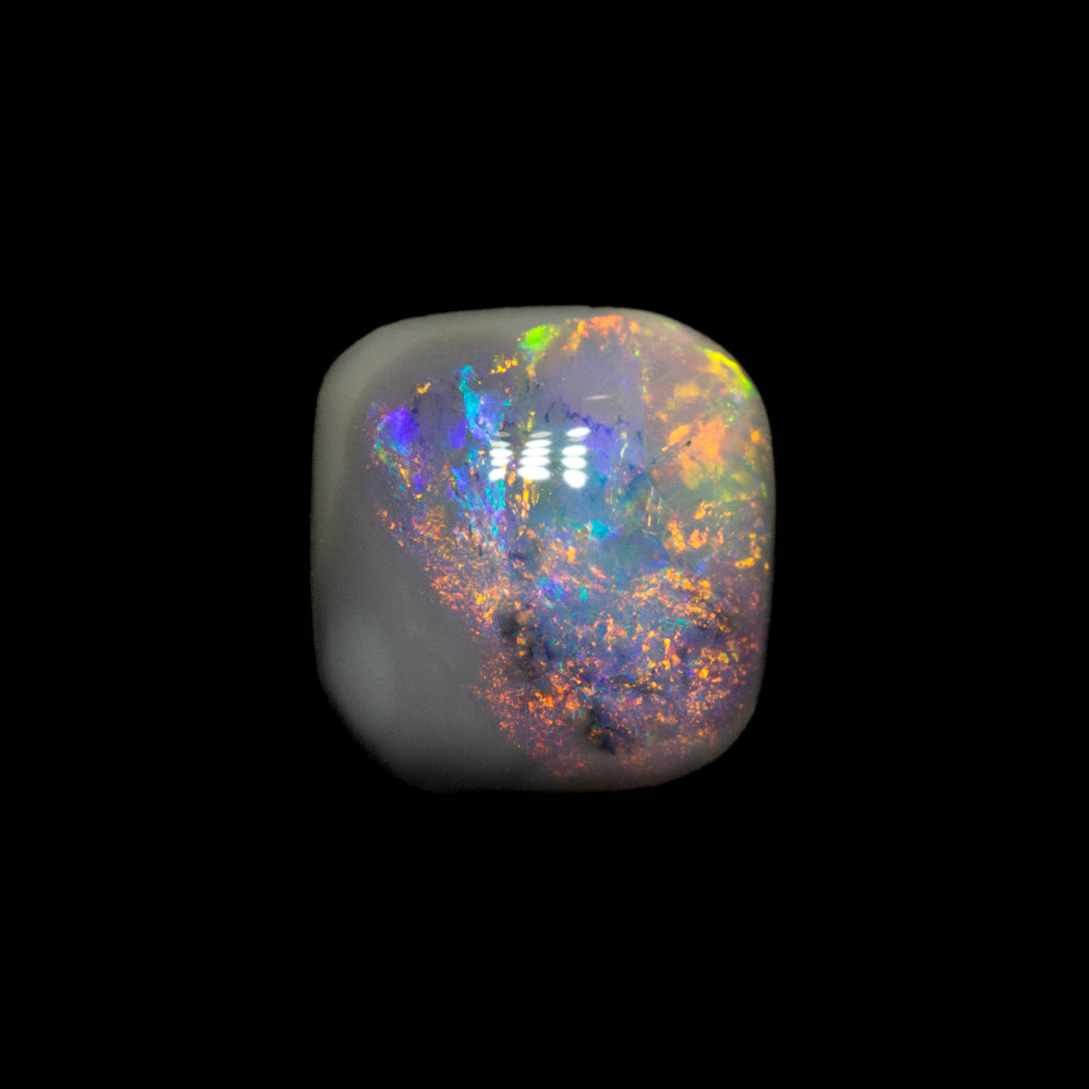 0.36 ct black opal 5.5x5.3x1.8mm