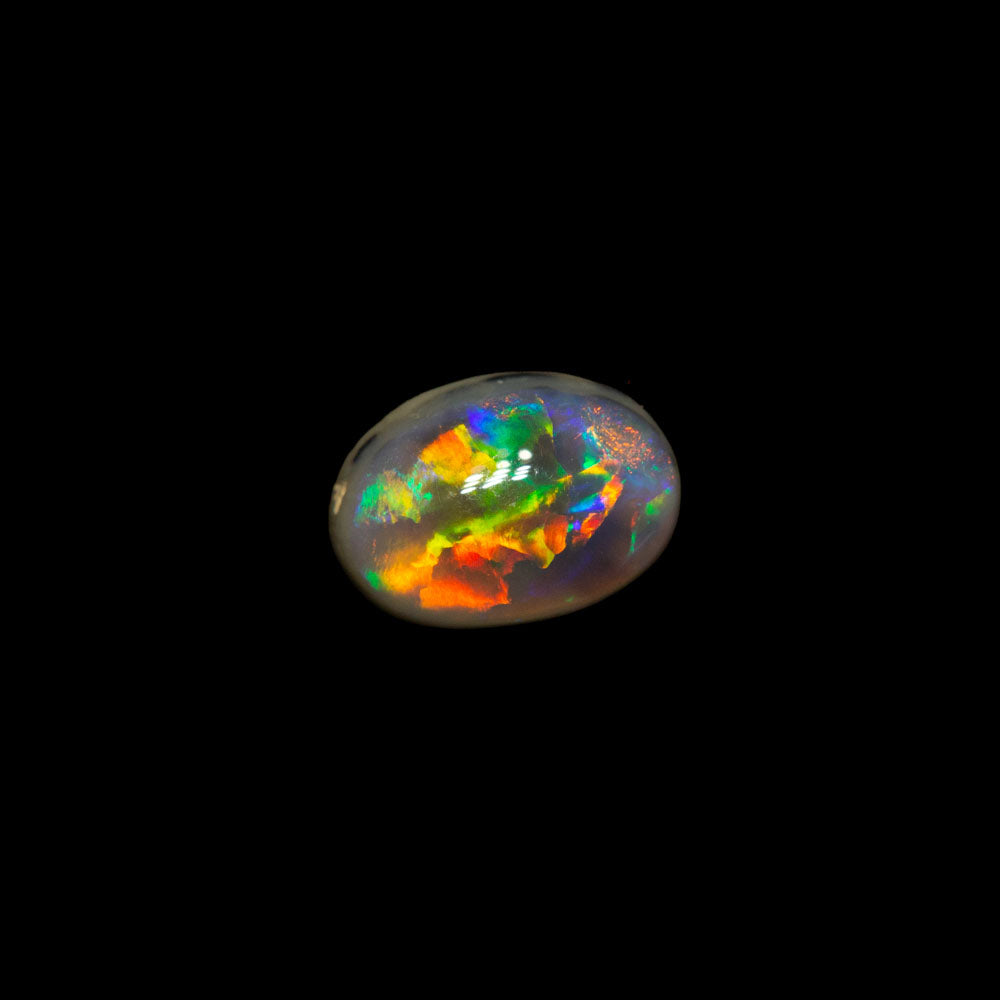 0.38 ct dark opal 6x4.3x2.3mm