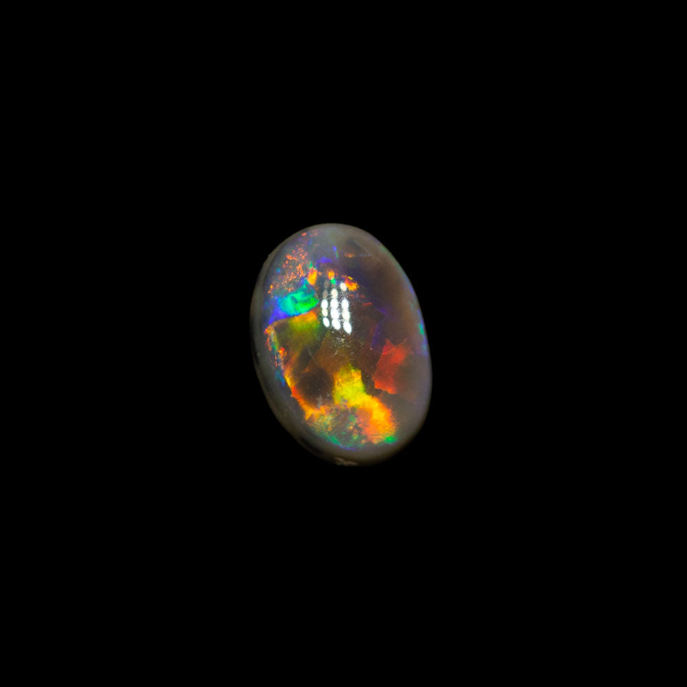 0.38 ct dark opal 6x4.3x2.3mm