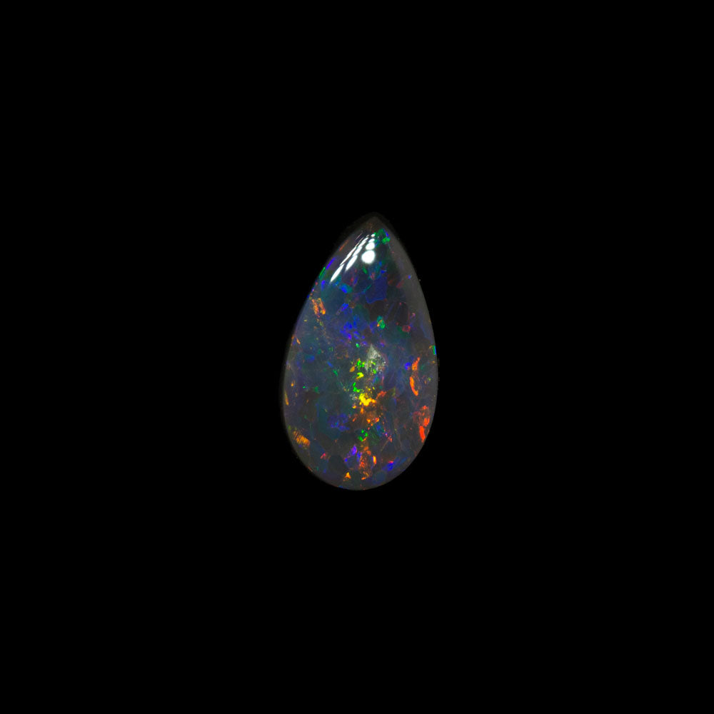 0.40 ct black opal 7.1x4x2.1mm