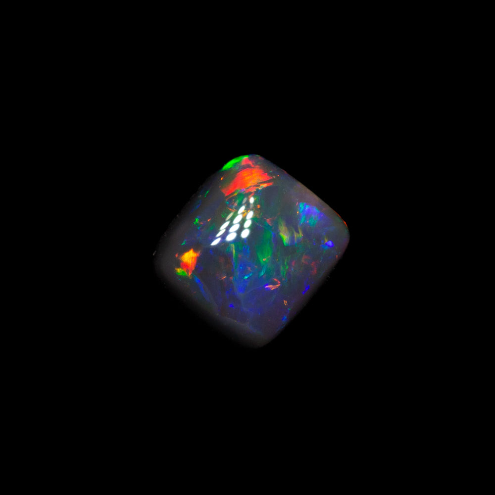 0.40 ct black opal 5x4.7x2.5mm