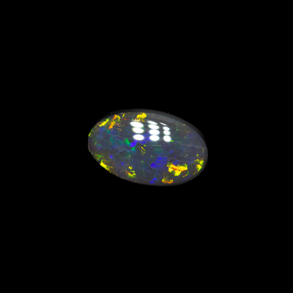 0.40 ct black opal 6.4x4x2.2mm