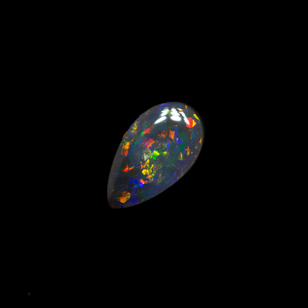 0.40 ct black opal 7.1x4x2.1mm