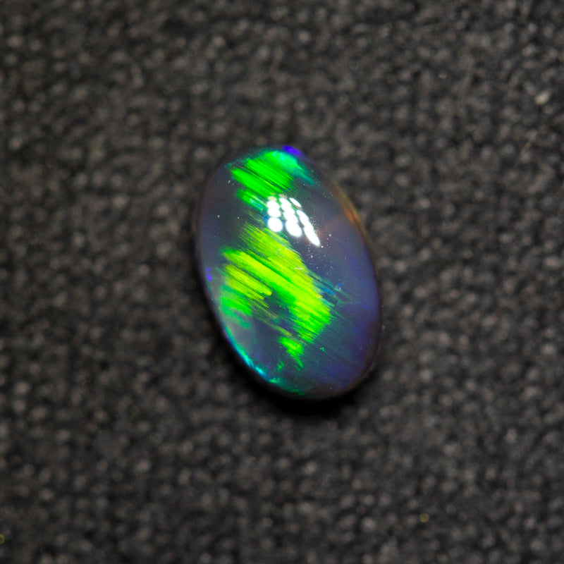 0.42 ct black opal 5.8x3.8x2.8mm