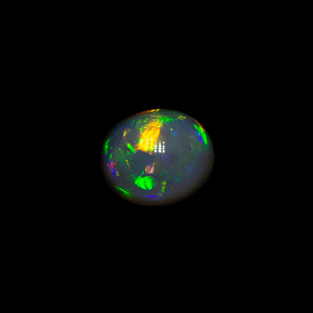 0.43 ct black opal 4.8x4.1x3.4mm