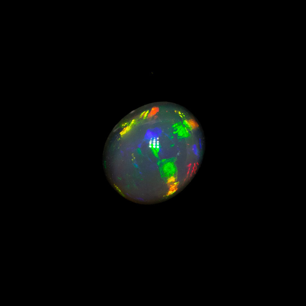 0.43 ct black opal 4.8x4.1x3.4mm