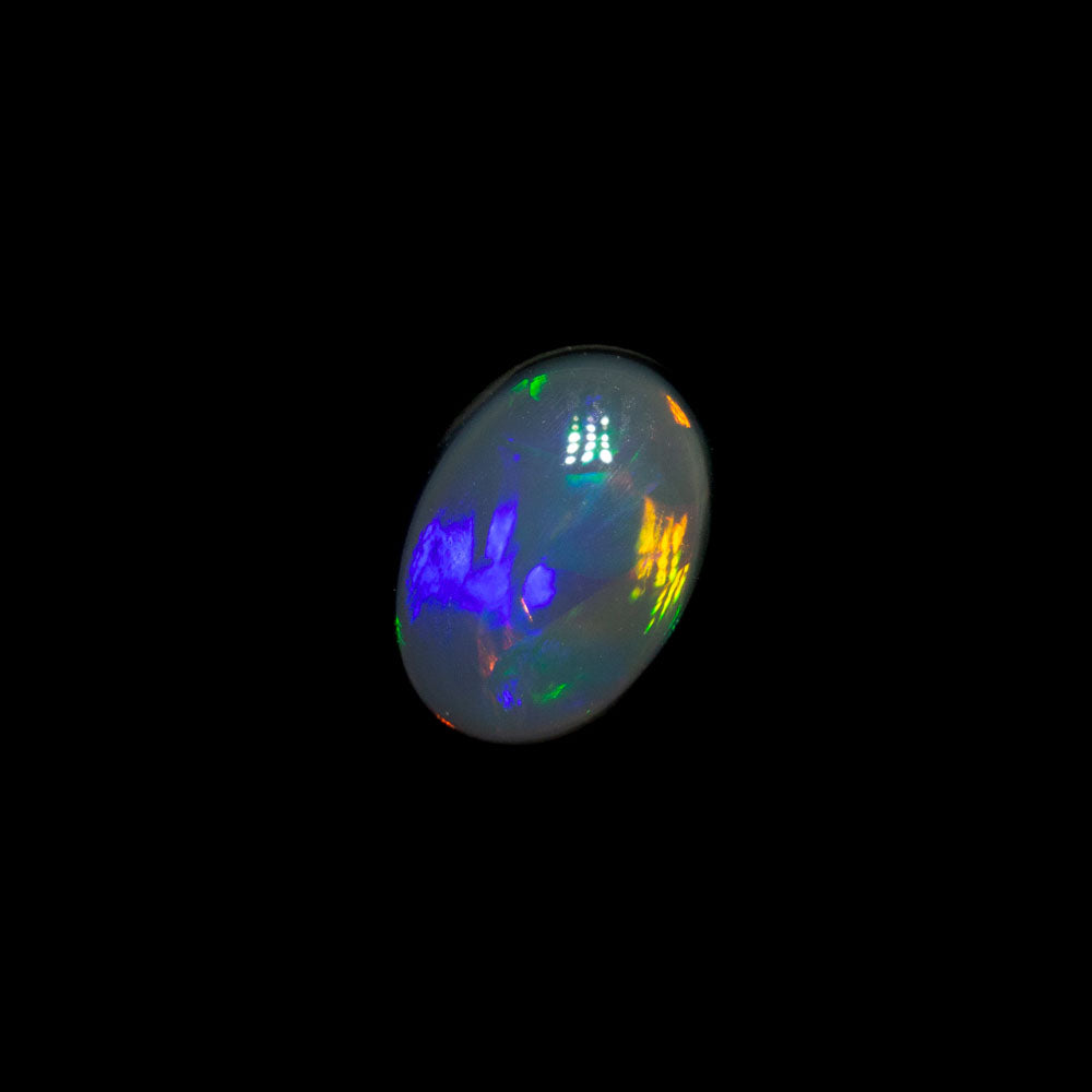 0.44 ct black opal 6x4.3x2.7mm