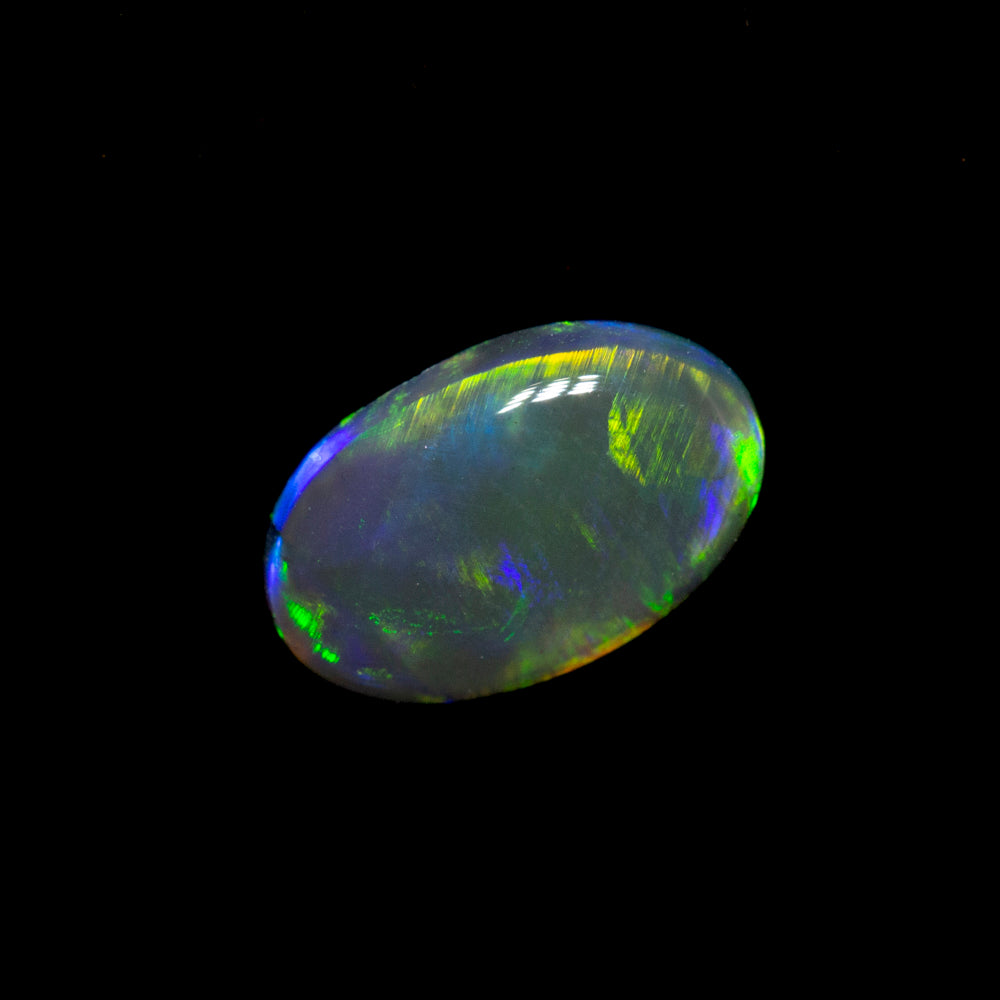 0.44 ct black opal 6.9x4.4x2.3mm