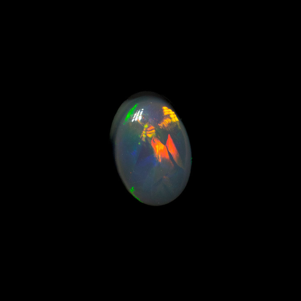 0.44 ct black opal 6x4.3x2.7mm