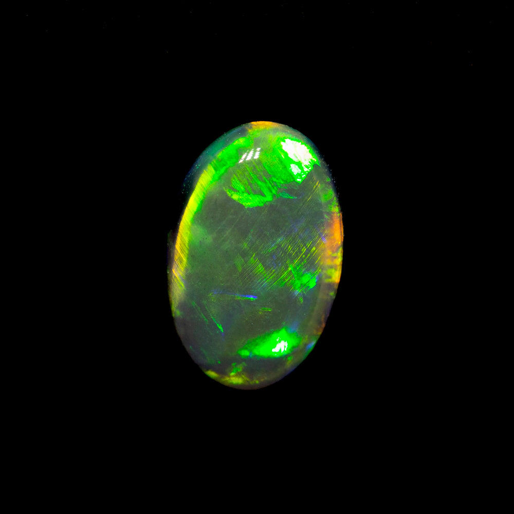 0.44 ct black opal 6.9x4.4x2.3mm