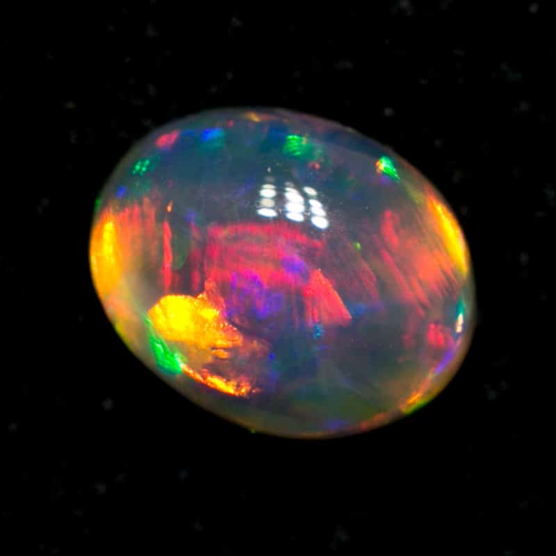 0.44 ct gem crystal opal 5.5x4.5x2.5mm