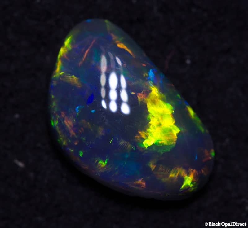 0.45ct black opal gem