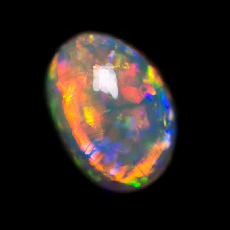 0.45 ct gem crystal opal 5.5x4x3mm