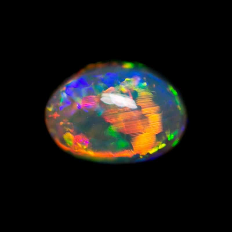 0.45 ct gem crystal opal 5.5x4x3mm